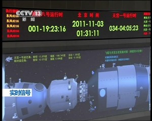 Shenzhou8 and Tiangong1 Docking